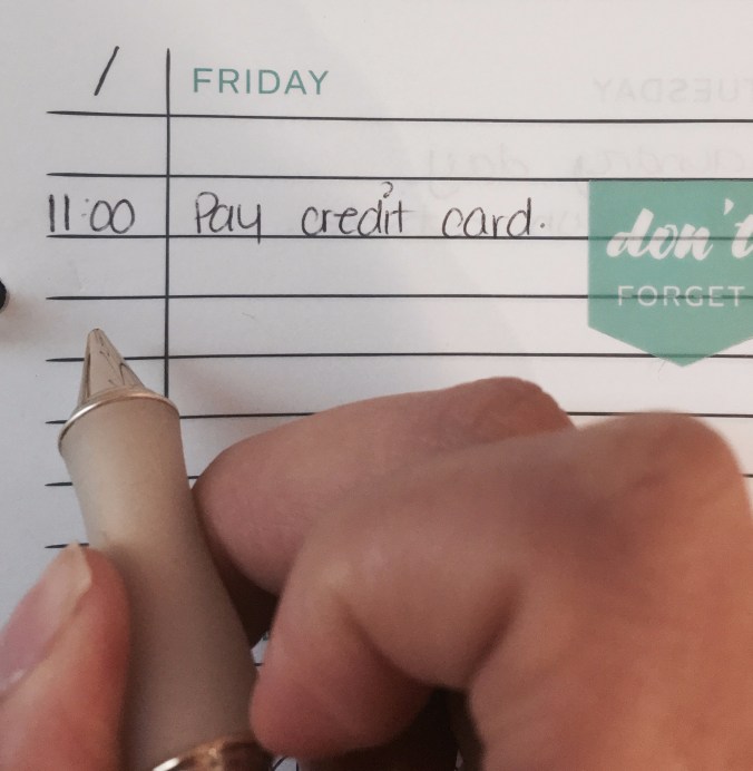 Planear en la agenda